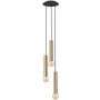 Lampa wisząca 3x10 W czarna-mosiądz 7855 Nowodvorski Lighting Baton zdj.3