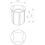 Lampa do zabudowy 1x3 W czarna 8162 Nowodvorski Lighting Pat zdj.2