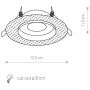 Lampa do zabudowy 1x15 W czarna 8372 Nowodvorski Lighting Echo zdj.2