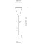 Zawiesie do szynoprzewodu 1x W czarny 8697 Nowodvorski Lighting CTLS Suspension Kit zdj.2