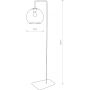 Lampa stojąca 1x25 W czarna-przydymiona 8794 Nowodvorski Lighting Monaco zdj.2