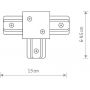 Łącznik x W czarny 8835 Nowodvorski Lighting Profile Recessed zdj.2