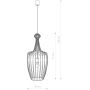 Lampa wisząca 1x60 W czarny 8847 Nowodvorski Lighting Luksor zdj.2