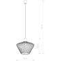 Lampa wisząca 1x60 W złoty 8861 Nowodvorski Lighting Wave zdj.2