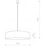 Lampa wisząca 3x15 W kremowa 8945 Nowodvorski Lighting Turda zdj.2