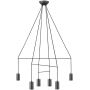 Lampa wisząca czarna 9677 Nowodvorski Lighting Imbria zdj.1