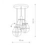 Lampa podsufitowa 3x60 W czarny 9740 Nowodvorski Lighting Manufacture zdj.2