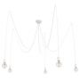 Lampa wisząca 5x25 W biała 9744 Nowodvorski Lighting Spider zdj.1