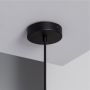 Lampa wisząca 1x40 W czarna-szary/popielaty-miedź ABRCIRIE27 Abruzzo Ciri zdj.4