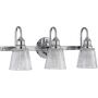 Kinkiet 3x3 W chrom-przezroczysty QNADDISON3BATH Quintiesse Addison zdj.3