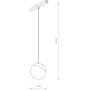 Lampa do szynoprzewodów 1x8 W biały-czarny 10648 Nowodvorski Lighting LVM zdj.2