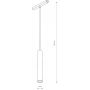 Lampa do szynoprzewodów 1x9 W czarny 10652 Nowodvorski Lighting LVM zdj.2