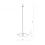 Lampa wisząca 1x12 W czarna 11410 Nowodvorski Lighting Simione zdj.2