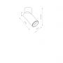Lampa podsufitowa 1x15 W biała 7858 Nowodvorski Lighting India zdj.2