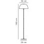 Lampa stojąca 1x40 W stal 2010244033 Nordlux Cera zdj.2