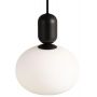 Lampa wisząca 1x40 W biała-czarna 2011003003 Nordlux Notti zdj.1