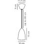 Lampa wisząca 1x6 W czarna 2020563003 Nordlux Nexus zdj.2