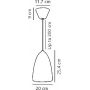 Lampa wisząca 1x40 W czarna 2020583003 Nordlux Nexus zdj.2