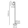 Lampa stojąca 1x6 W czarna 2020644003 Nordlux Nexus zdj.2