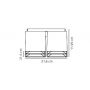Lampa podsufitowa 4x50 W czarna 2110430103 Nordlux Ethan zdj.2