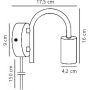 Kinkiet 1x25 W czarny 2112071003 Nordlux Paco zdj.2