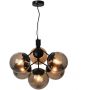 Lampa wisząca 6x28 W czarna 2112163003 Nordlux Ivona zdj.3