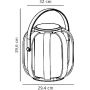 Lampa solarna stołowa 1x4 W drewno 2118085062 Nordlux Bob zdj.2