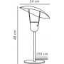 Lampa stołowa 1x40 W czarna 2220245003 Nordlux Fabiola zdj.2