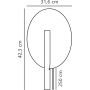 Kinkiet 1x6 W biały 2320241003 Nordlux Furiko zdj.2