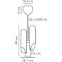 Lampa wisząca 3x8 W czarna 2320283003 Nordlux Rochelle zdj.2