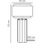 Lampa stołowa 1x25 W beżowa 2320445018 Nordlux Takai zdj.2