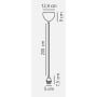 Lampa wisząca 1x60 W biała 2412013001 Nordlux Basic zdj.2
