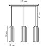 Lampa wisząca 3x25 W biała 2412533001 Nordlux Miella zdj.2
