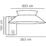 Kinkiet zewnętrzny 1x5 W czarny 2418071003 Nordlux Justina zdj.2