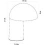 Lampa stołowa 1x4.3 W czarna 2420155003 Nordlux Faye zdj.2