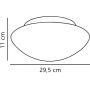 Lampa podsufitowa 1x15 W biała 25626001 Nordlux Ufo zdj.2