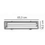Lampa garażowa 10 W 65.3 cm 27386101 Nordlux Works zdj.2