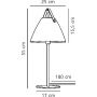 Lampa stołowa 1x40 W biała 46205001 Nordlux Strap zdj.2
