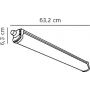 Lampa garażowa 22 W 63.2 cm 47726101 Nordlux Oakland zdj.2