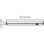 Lampa podszafkowa 1x4 W biała 47776101 Nordlux Renton zdj.2