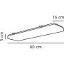 Lampa podsufitowa 1x23 W biała 47856101 Nordlux Trenton zdj.2