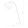 Lampa stojąca 1x25 W czarna 4963 Nowodvorski Lighting Alice zdj.2