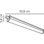Lampa garażowa 10 W 55.8 cm 49656110 Nordlux Westport zdj.2