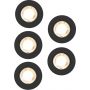 Lampa do zabudowy 5x4.7 W czarna 49750103 Nordlux Canis zdj.1