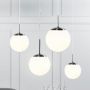 Lampa wisząca 1x40 W biała-srebrna 39553001 Nordlux Cafe zdj.3