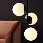 Lampa wisząca 3x40 W biała-czarna 48603003 Nordlux Lilly zdj.3