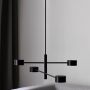 Lampa wisząca 4x5 W czarna 2010803003 Nordlux Clyde zdj.5