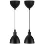 Lampa wisząca 2x40 W czarna 63233003 Nordlux Ray zdj.1