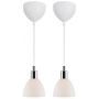Lampa wisząca 2x40 W chrom 63233033 Nordlux Ray zdj.1