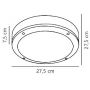 Kinkiet zewnętrzny 1x12 W czarny 77646003 Nordlux Desi zdj.2